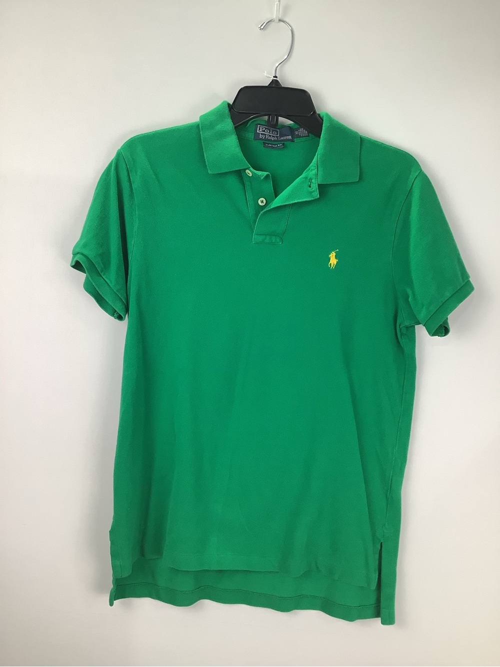 Ralph Lauren Men's Green Classic Pique Polo Shirt size M